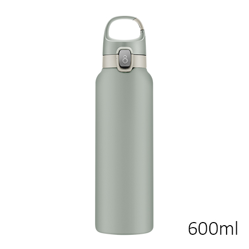 600ml/20oz 定制顔色圓形中口不鏽鋼帶蓋水瓶